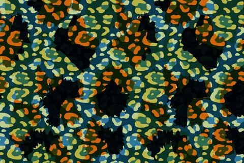 Geometry repeat pattern with texture background,colorful pattern work Stock Illustration