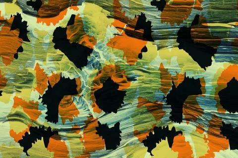 Geometry repeat pattern with texture background,colorful pattern work Illustrazione stock