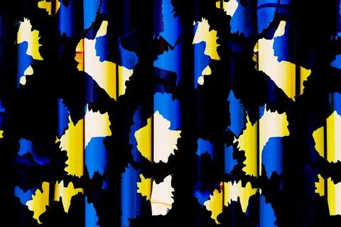 Geometry repeat pattern with texture background,colorful pattern work Stock Illustration