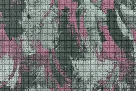 Geometry repeat pattern with texture background,colorful pattern work Stock Illustration