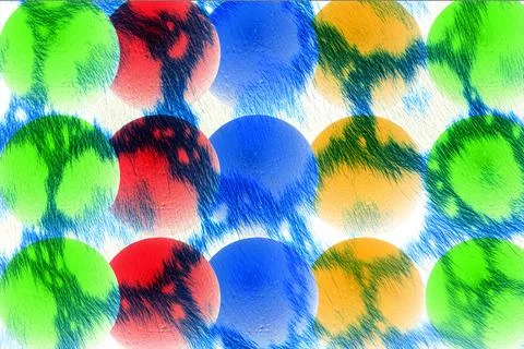 Geometry repeat pattern with texture background,colorful pattern work イラスト素材