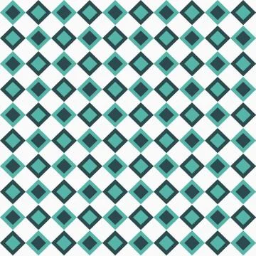 Geometry rhombus vector seamless pattern Illustrazione stock