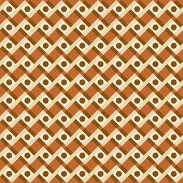 Geometry rhombus vector seamless pattern Illustrazione stock
