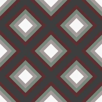 Geometry rhombus vector seamless pattern Stockillustratie