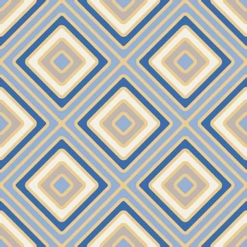 Geometry rhombus vector seamless pattern Illustrazione stock