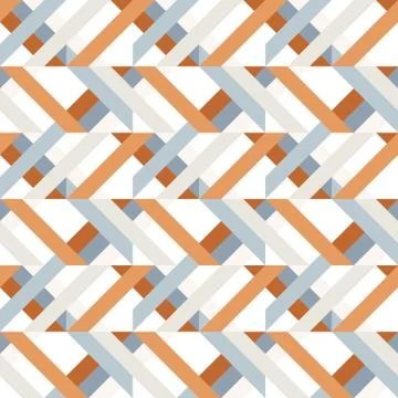 Geometry rhombus vector seamless pattern Stock Illustration