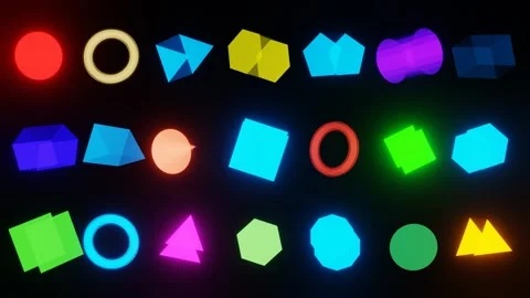 Geometry Rotation Stock Footage 158400773