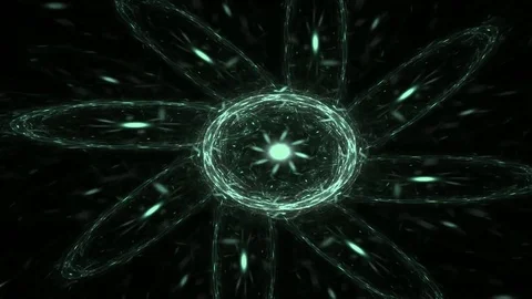 Geometry sacred futuristic quantum digital hologram texture Stock Footage 72741291
