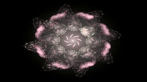 Geometry sacred futuristic quantum digital hologram texture Stock Footage 72741872
