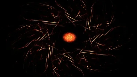 Geometry sacred futuristic quantum digital hologram texture Stock Footage 72954741