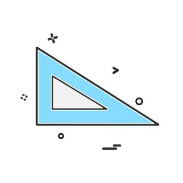 Geometry scale icon design vector Stock Illustration