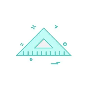 Geometry scale icon design vector Stock Illustration
