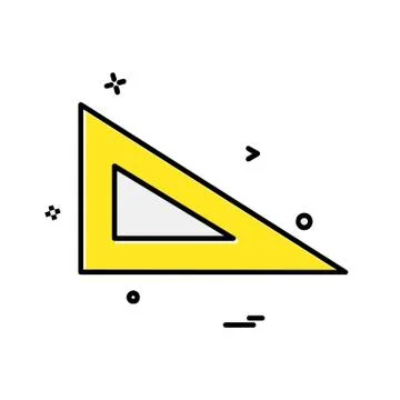 Geometry scale icon design vector Stock Illustration