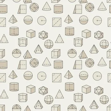 Geometry seamless pattern Stock Illustration