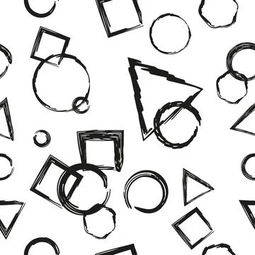 Geometry seamless pattern Stock Illustration