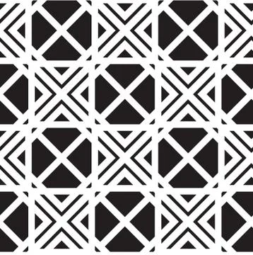 Geometry seamless vector pattern Illustrazione stock