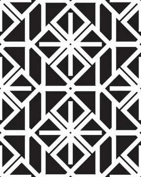 Geometry seamless vector pattern Stock Illustration