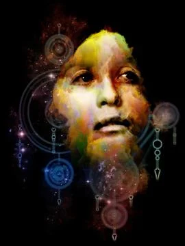 Geometry of Self. Stock Illustration