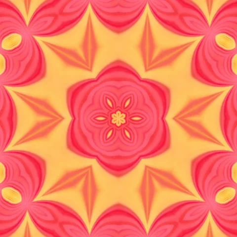 Geometry shape rainbow pattern background,Kaleidoscope,Seamless design Stock Footage 227473008