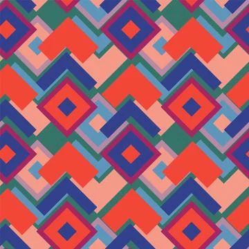 Geometry simple seamless pattern for print, wallpapers, textile Stock Illustration