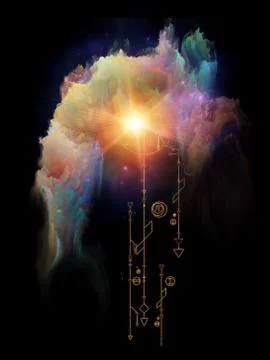 Geometry of Space. Stock-Illustration