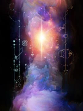 Geometry of Space. Stock-Illustration