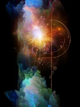 Geometry of Space. Stock-Illustration