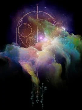 Geometry of Space. Stock-Illustration