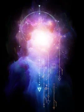 Geometry of Space. イラスト素材