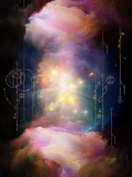 Geometry of Space. イラスト素材