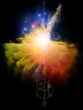 Geometry of Space. Stock-Illustration