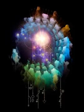 Geometry of Space. イラスト素材