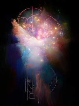 Geometry of Space. イラスト素材