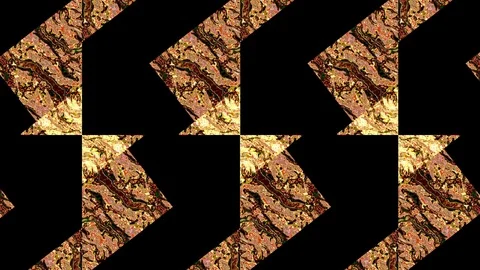 Geometry spinning on a black background loop Stock Footage 78369929