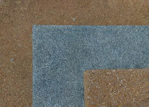 Geometry square cement floor. Abstract background. Foto stock