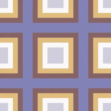Geometry square vector seamless pattern Stock Illustration