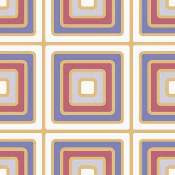 Geometry square vector seamless pattern Stock Illustration