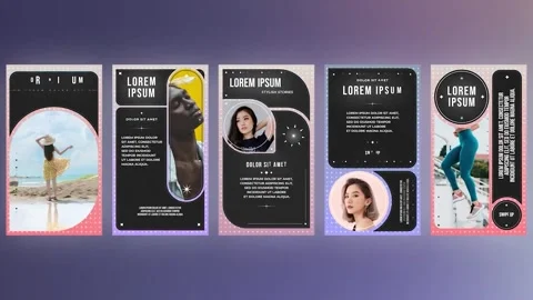 Geometry Stories After Effects stock