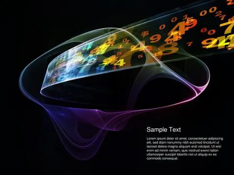 Geometry of Technology Stock Illustration