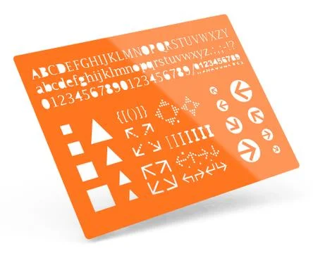 The geometry template Stock Illustration