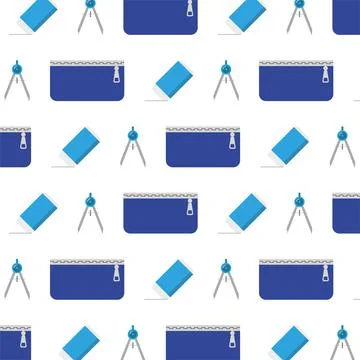 Geometry tools pattern. Vector Stock Illustration