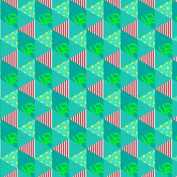 Geometry, triangle pattern decoration abstract background vector illustration Stock Illustration