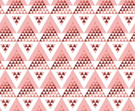 Geometry triangle pattern. gold stylized vector illustration. Art Nouveau sea イラスト素材