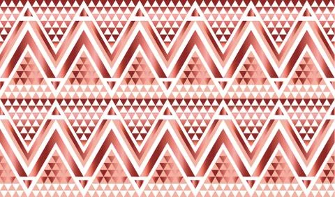 Geometry triangle pattern. gold stylized vector illustration. Art Nouveau sea イラスト素材