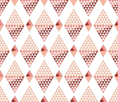 Geometry triangle pattern. gold stylized vector illustration. Art Nouveau sea Stock Illustration