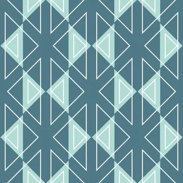 Geometry triangle shape seamless pattern even triangular design for textile Stock Illustration