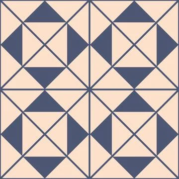 Geometry triangle shape seamless pattern pink gray pastel color contrast desi Illustrazione stock