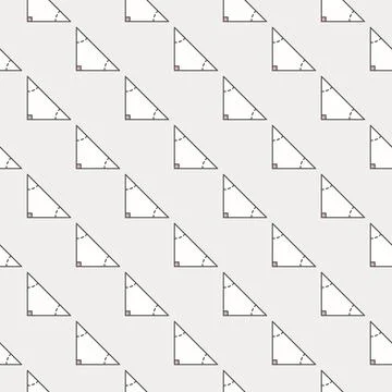 Geometry Triangle vector colored concept seamless pattern Stock Illustration