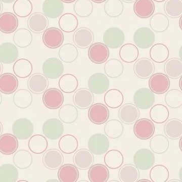 Geometry vector pattern. circle seamless ornament 스톡 일러스트