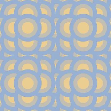 Geometry vector pattern. circle seamless ornament イラスト素材